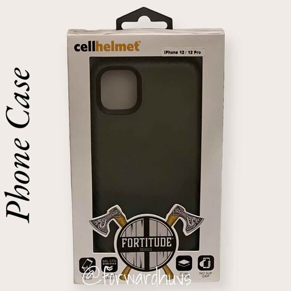 Cellhelmet Fortitude Series for iPhone 12/12 Pro Olive Drab Green - NEW - Picture 8 of 13